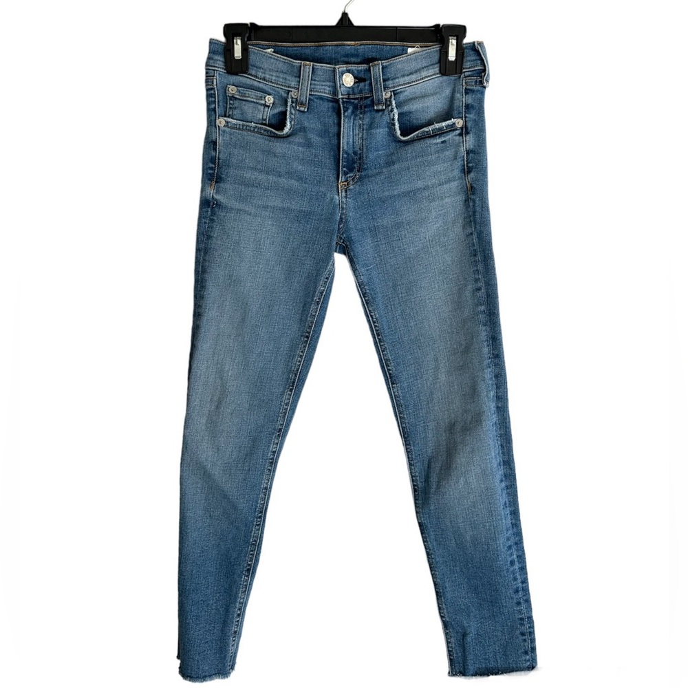 RAG & BONE | Raw Hem Capri Skinny in Levee | 26